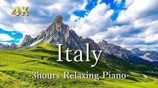 4K [Relaxing Music] The Best 4K ITALY for Relaxation, Sleep