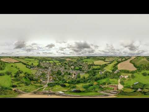 Dorset UK - Cerne Abbas and the Giant 360° Panorama