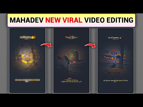 Mahakal Video Editing | Viral Mahakal Status Video Editing Tutorial