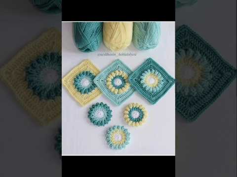 Crochet design ideas #crochet #grannysquare #crochetpattern #creativecrochet #chrochetdesign