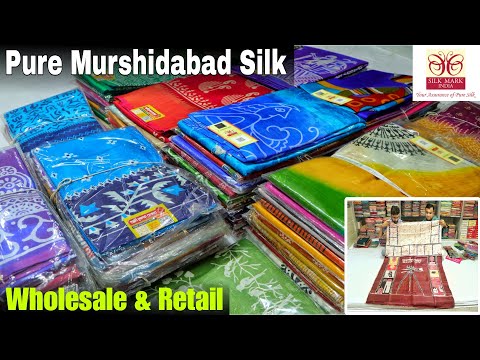 100% Pure Murshidabad Silk Saree With Silk Mark || Arijit Singh Home || Adi Modak Bazaar Murshidabad