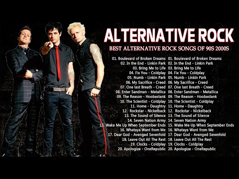 Green Day, Coldplay, Linkin park, 3 Doors Down, Nickelback ★ Alternative Rock Playlist