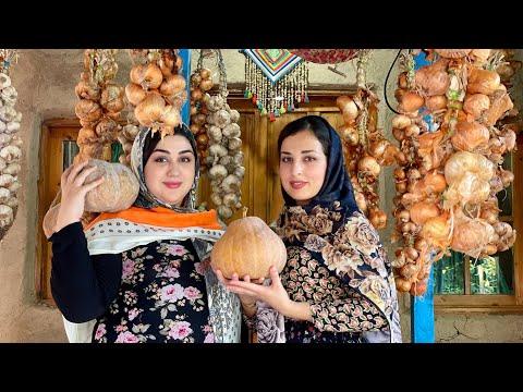 A Taste of Tradition: Baking Apple Caramel Cake in a Charming Village House | Cooking Videos Village