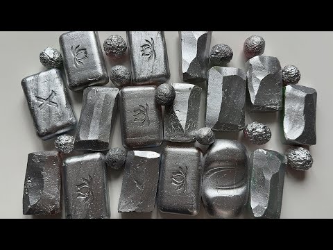 Резка крашенных мыльных обрезков | ASMR CARVING SOAP