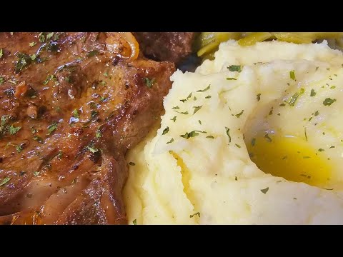 Steak and Mash potatoes for Dinner!😋 #deliciousfood