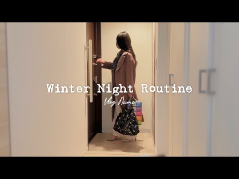 【winter night routine】hurry home on cold day | living alone in Japan VLOG