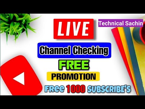 Live Channel Promotion | Get Free Subscriber's | You Tube Tips | #Livechannelpromotion #live 14-Jan