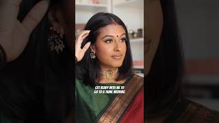 Get ready with me to go to a tamil wedding!  #tamil #tamilwedding #southasian #southasianwedding