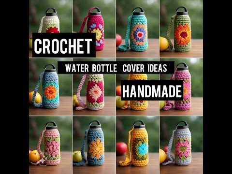 Crochet handmade water bottle covered ideas#creativecrochet #crochet ideas in Pakistan #pakistani