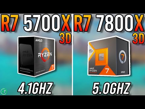 Ryzen 7 5700X3D vs Ryzen 7 7800X3D - 1080p/1440p/4K