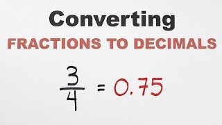 Converting Fractions to Decimals by Math Teacher Gon