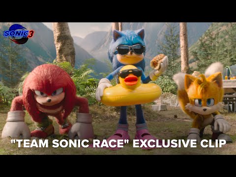 Sonic the Hedgehog 3 | "Team Sonic Race" Exclusive Clip (2024 Movie)