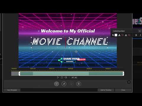 The new Video Intro Room and Designer in CyberLink PowerDirector 21 Ultimate