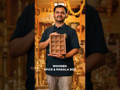 Mannar Craft Wooden Masala Box | Buy Online Now!