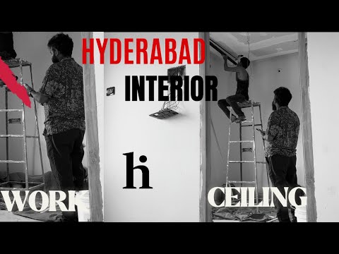 🧭 #falseceiling #work #installation #interiordesign in #hyderabad #hyderabadinteriors