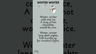 Winter Winter | English poem for kids | Poems in English | #writtentreasures #shorts