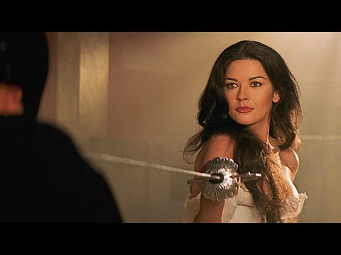 Elena vs Zorro Sword Fight Scene | The Mask of Zorro [1998]