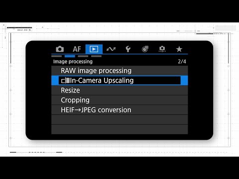Canon EOS R5 Mark II: In-Camera Upscaling