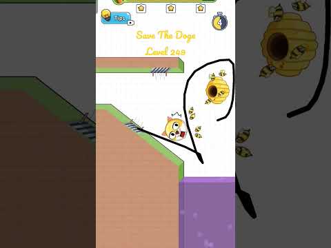 Save The Doge Level 249 3 STARS Gameplay. #savethedoge #shorts #gameplay #walkthrough #mobilegame