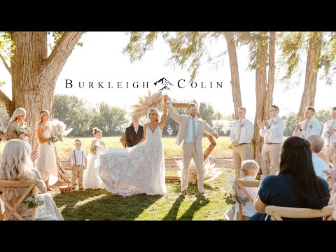 "God has been saving Colin for you" // Deer Flat Ranch Wedding Film // Burkleigh + Colin