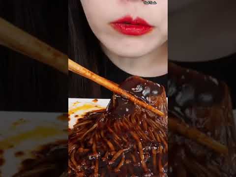 Asmr Eating Spicy Hot Mushroom 🔥😱#shorts