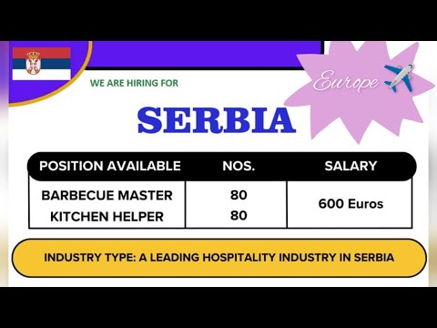 Multiple jobs in Serbia 🇷🇸 ✈️