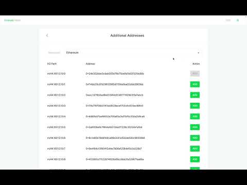 Emerald shorts: How to Add More Ethereum Addresses to an Emerald Wallet