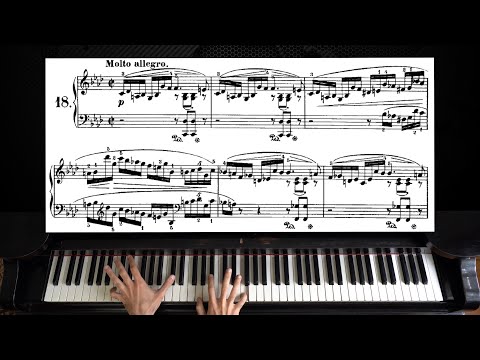 Chopin - Prelude Op. 28, No. 18 | Piano with Sheet Music