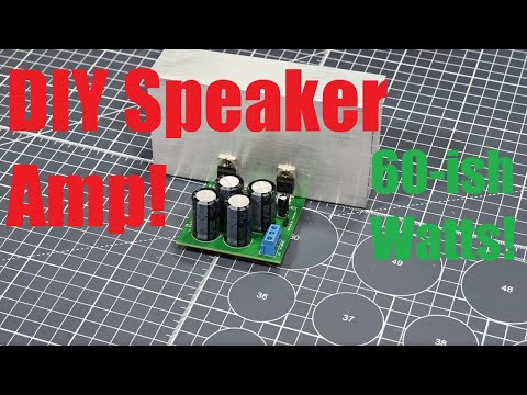 Let's Build a Simple, Powerful Speaker Amplifier!