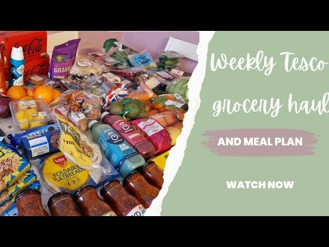 Weekly Tesco & Meal plan | What I buy my family | What we eat in a week