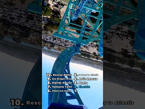 Top 10 Rides at SeaWorld San Diego - 2024 🎢💦