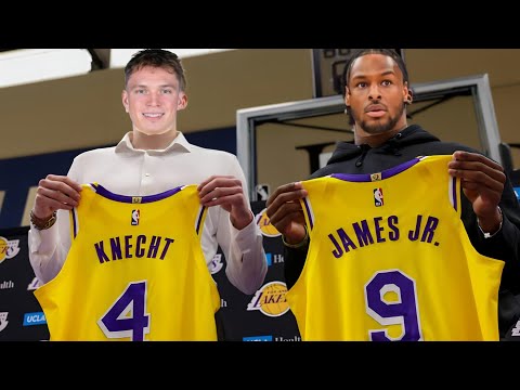 Los Angeles Lakers Share Troubling Injury Update Regarding Rookies Dalton Keltch and Bronny James♥️