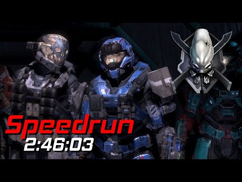 Halo Reach Legendary Without Shooting | 2 Player World Record in 2:46:03