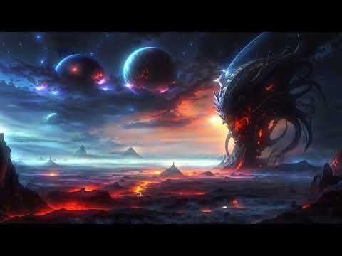 " Alien Horizons " Dark Space Ambient 1 Hour Music for | Relaxing , Studying, Working, Sleeping |