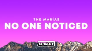 The Marías – No One Noticed (Lyrics)