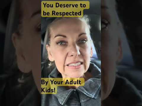 Your Adult Kids Should Respect You! #shorts #emptynester #relationships #AdultChildren #Boundaries