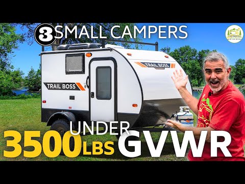 3 Small Camper Trailers Under 3,500lbs - No Bathrooms! - 2024 Models