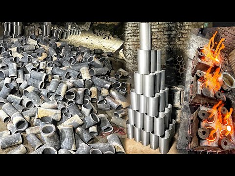 Production Process of Engine Block Cylinder Sleeves || How To Make Engine Cylinder Sleeves