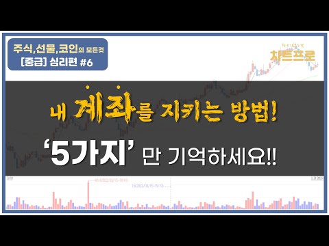 【중급-심리편#6】 " 계좌를 지키는 5가지 방법~! 꼭 아셔야 합니다~!" 〔주식.선물.코인〕