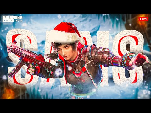 Merry Christmas My YouTube Family | BGMI Live | Sans is Live