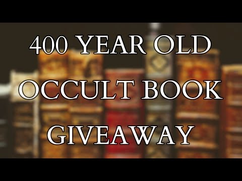 I'm GAVE Away a 400 Year Old Book On Roman Magic - The Esoterica Occult Book Catalog + New Music !