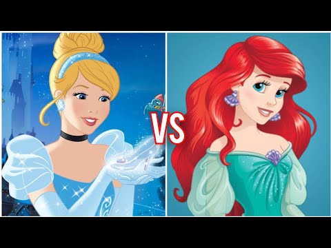 💙Cinderalla Vs Ariel ❤️