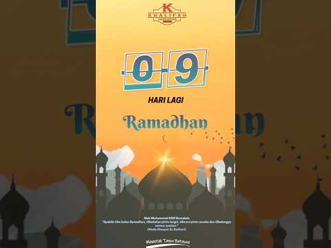 KCSB | RAMADHAN 9 HARI LAGI #shortsvideo #ramadhan #islamic #fastingmonth #countdown #ramadan