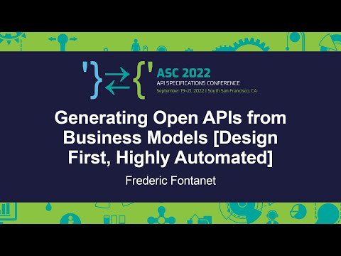 Generating Open APIs from Business Models [Design First, Highly Automated] - Frederic Fontanet