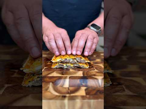 Slow cooked beef and cheese pastry #FoodASMR #CookingASMR #ASMRFood #CookingSounds #SatisfyingSounds