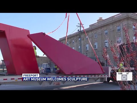 Freeport Art Museum installs new outdoor sculpture