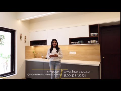 Premium Acrylic Modular Kitchen powered by Blum & Hafele Appliances | Kitchen Ideas| Interior Design