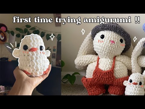 trying amigurumi for the first time!₍ᐢ. .ᐢ₎