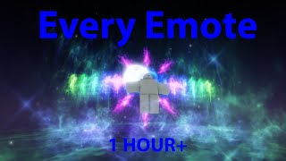 Every Emote In The Strongest Battlegrounds | Roblox