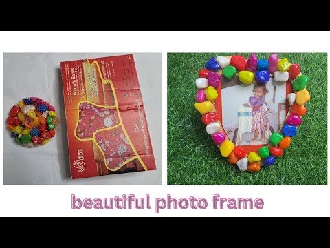 DIY Stone Photo Frame - Easy Craft